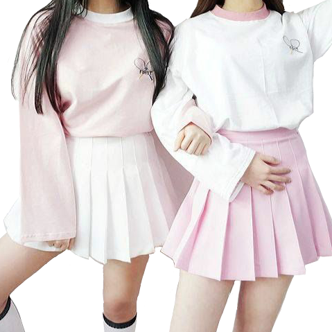 #sana #tzuyu #nayeon #mina #jihyo #dahyun #chaeyong - Pastel Clothes For Girls Clipart (479x479), Png Download