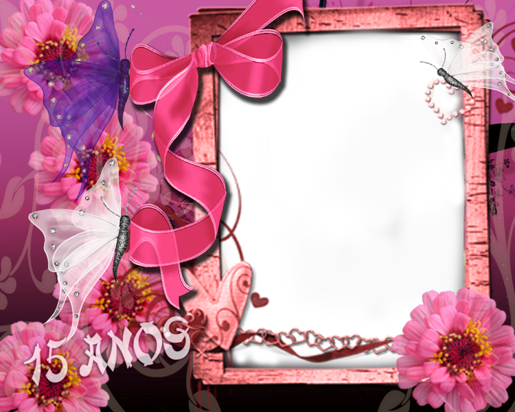 Moldura 15 Anos Png - Artificial Flower Clipart (750x600), Png Download