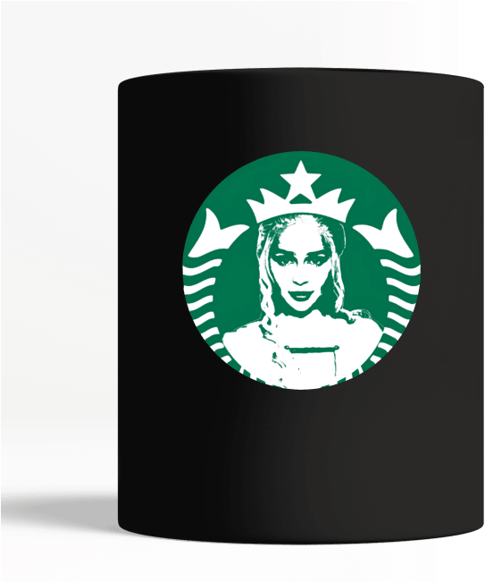 Daenerys Targaryen's Starbucks Black Mug - Howard Schultz Starbucks Clipart (650x650), Png Download