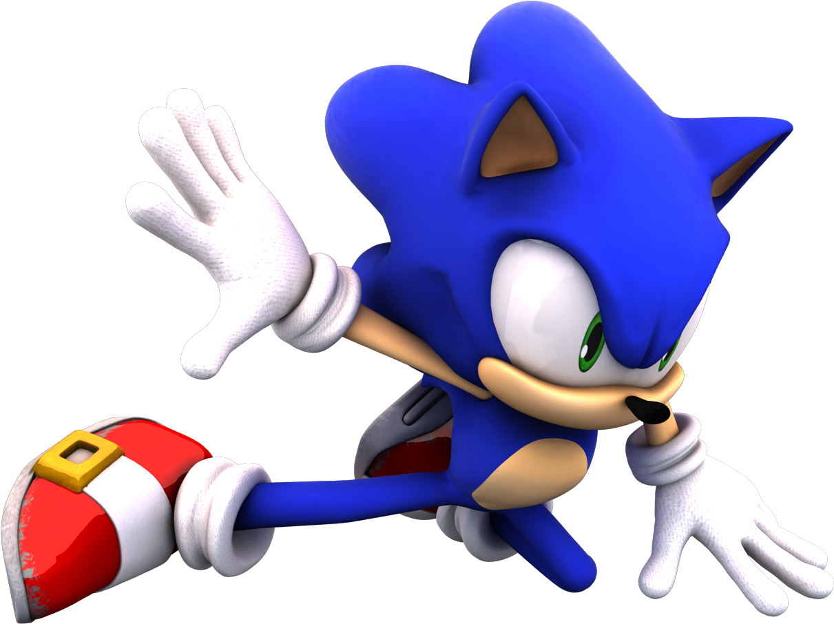 Sonic The Hedgehog Png Pack - Cartoon Clipart (1236x972), Png Download