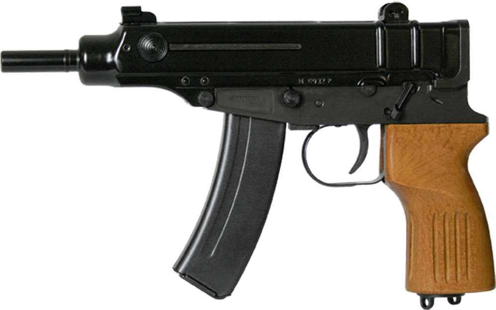 11 - Skorpion Vz 61 Clipart (1000x667), Png Download
