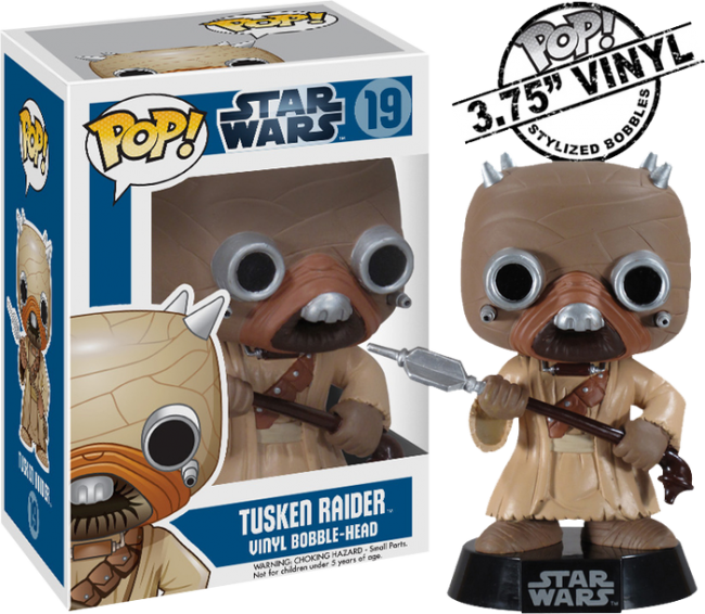 Tusken Raider Pop Vinyl Figure - Funko Pop Tusken Raider Clipart (650x566), Png Download