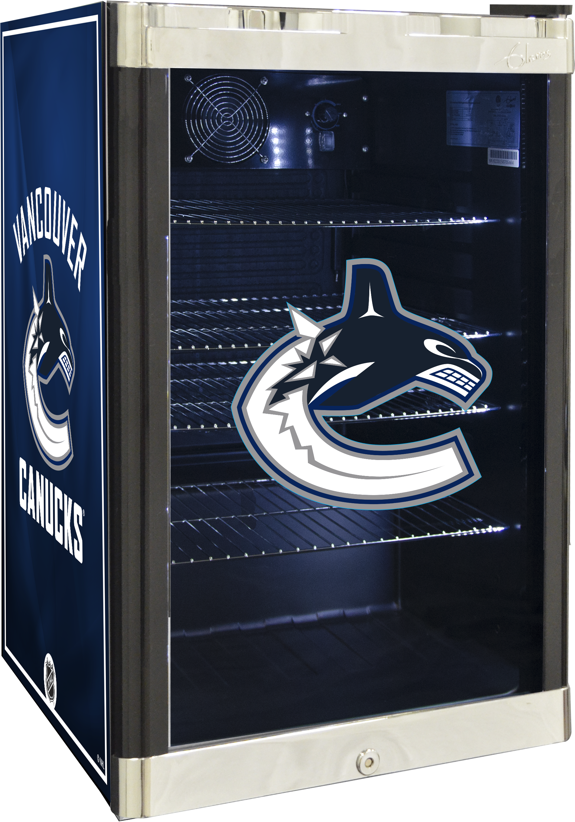 Nhl Refrigerated Beverage Center - Vancouver Canucks Clipart (2103x2828), Png Download