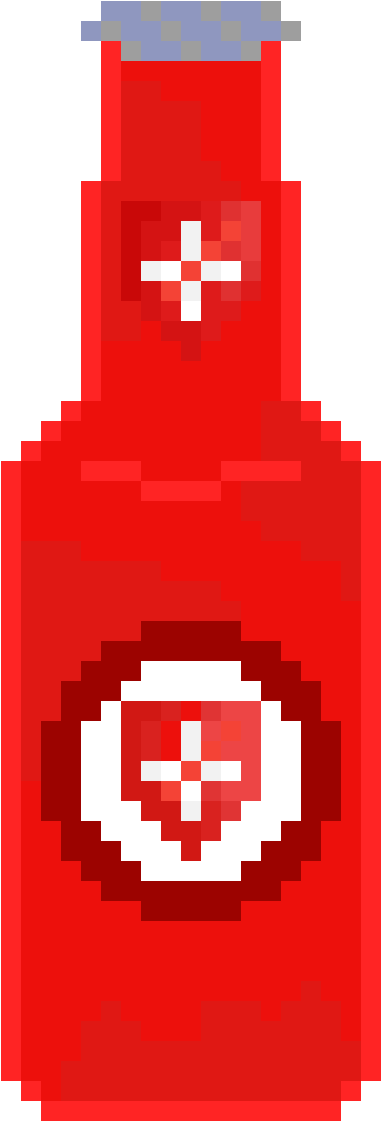 Juggernog Soda - Pixel Art Bendy And The Ink Machine Clipart (600x1200), Png Download