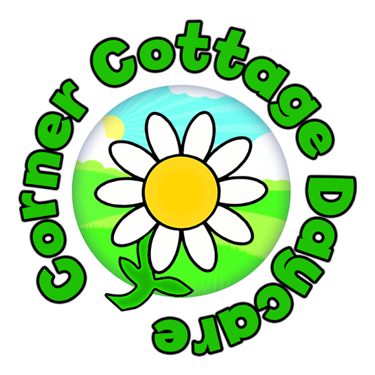 Corner Cottage Childcare Logo Childminder Westhoughton - Circle Clipart (628x584), Png Download