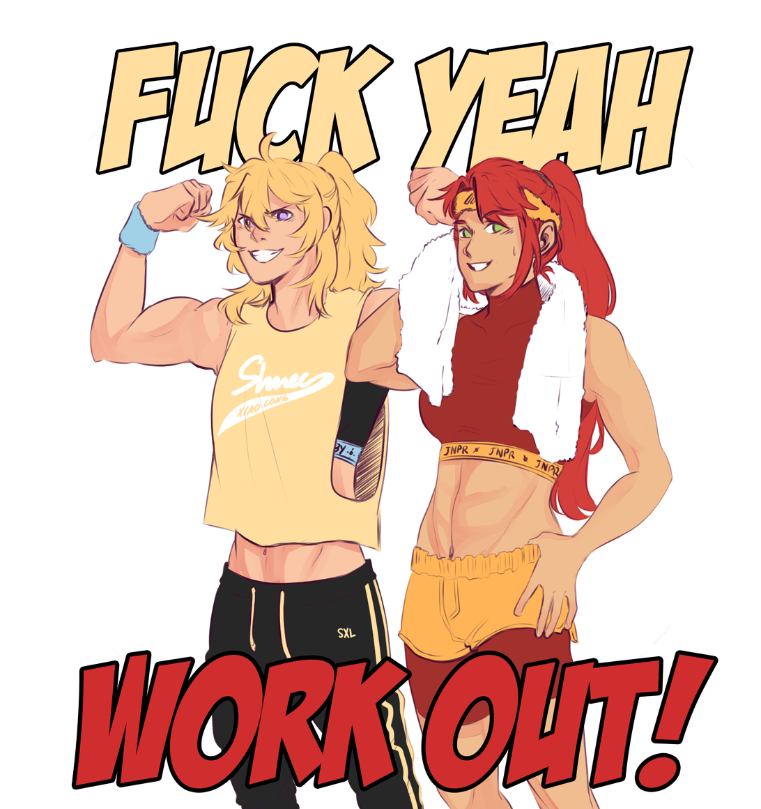 🐉🐉 On Twitter - Yang And Pyrrha Clipart (1200x1172), Png Download