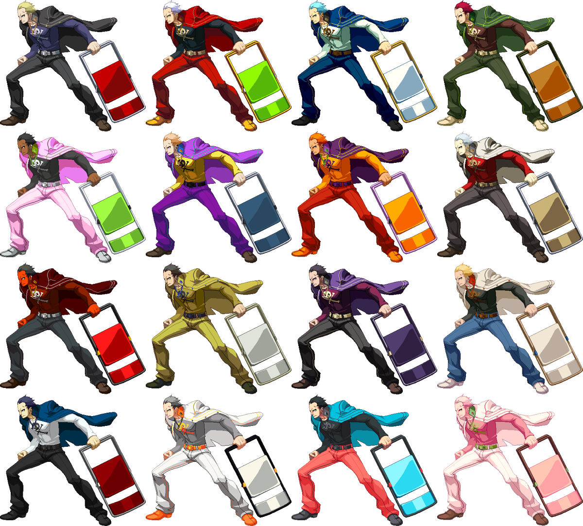 Akihiko Sanada Color - Cartoon Clipart (1200x1082), Png Download