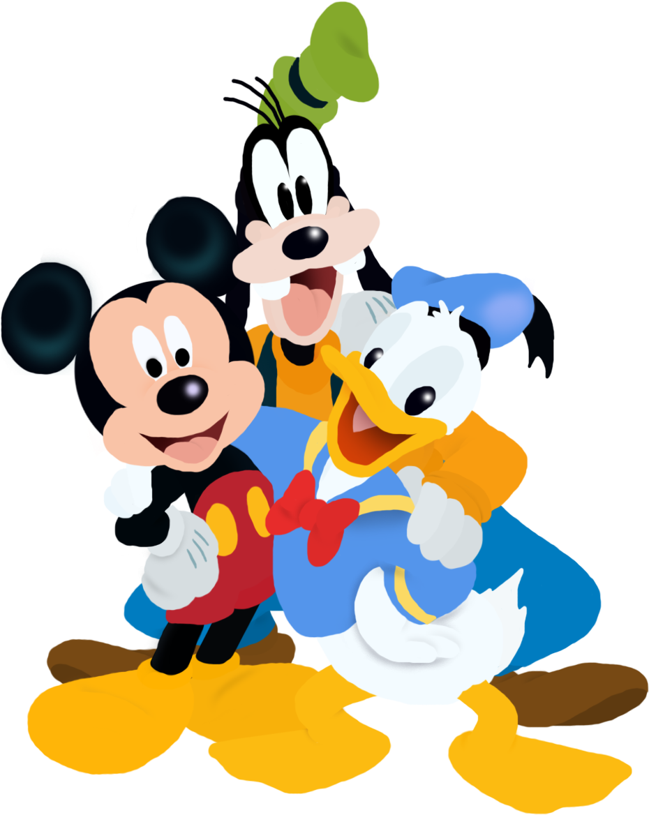 Mickey Transparent Goofy - Mickey Mouse Clipart (1000x1187), Png Download