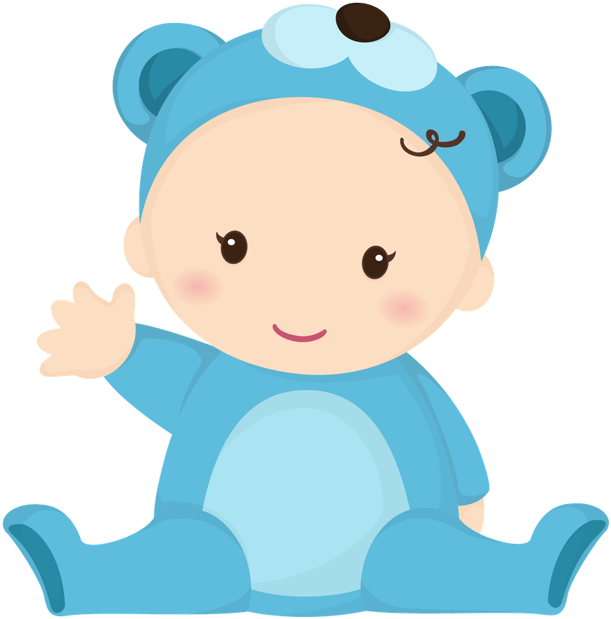 Hippopotamus Clipart Baby Shower - Desenhos De Bebe Menino - Png Download (900x900), Png Download