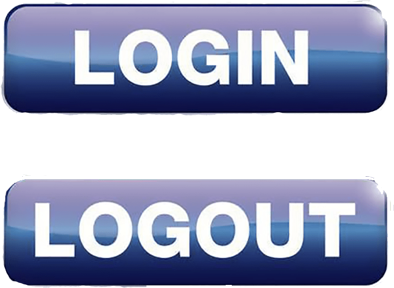 Login And Logout Buttons8 - Login And Logout Button Png Clipart (815x582), Png Download