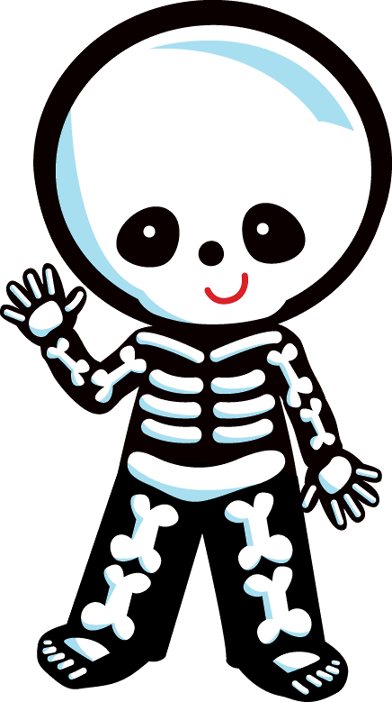 Minus Say Hello Stencils Pinterest Clip Art - Halloween Clipart - Png Download (436x779), Png Download