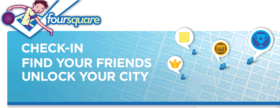 Dan Slee - Foursquare Clipart (948x358), Png Download