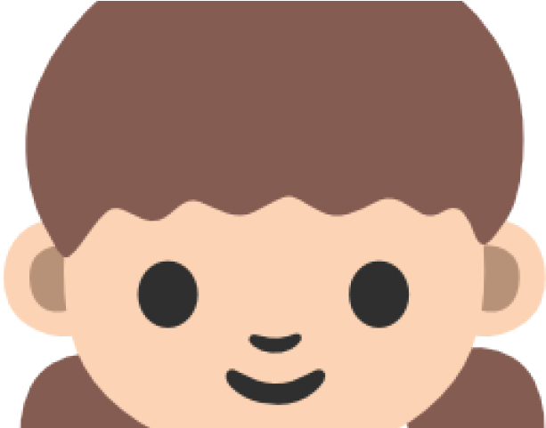 Chick Clipart Emoji - Google Girl Emoji - Png Download (640x480), Png Download