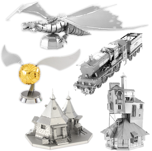 Picture Of Set Harry Potter - Hagrid's Hut Metal Earth Clipart (600x600), Png Download