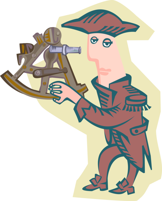 Vector Illustration Of Renaissance Explorer Adventurer - Entdecker Clipart - Png Download (566x700), Png Download