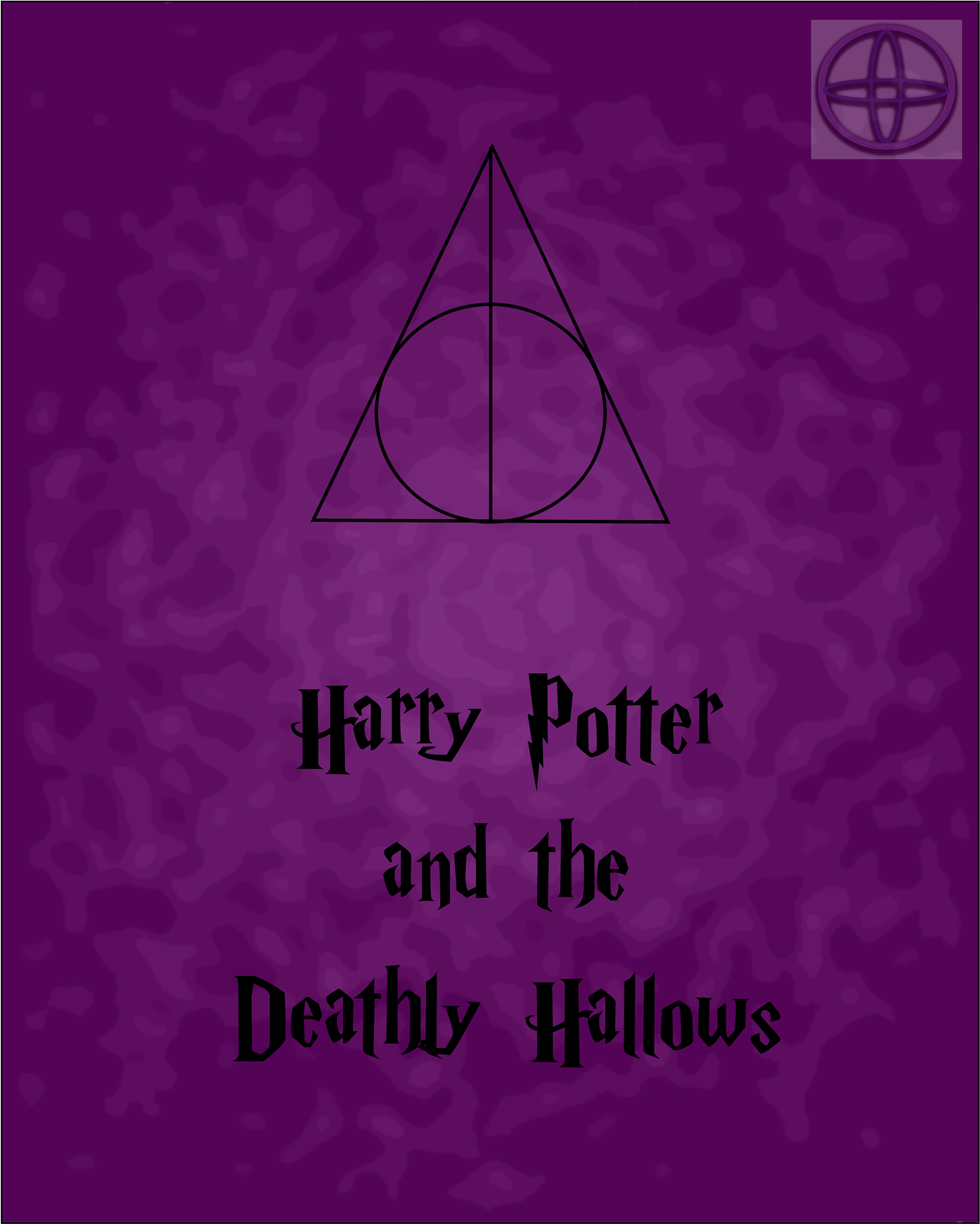 For The Final Book, I Simply Used The Deathly Hallows - Harry Potter Clipart (1920x2346), Png Download