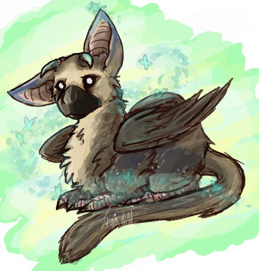 The Last Guardian - Cute Trico The Last Guardian Clipart (874x914), Png Download