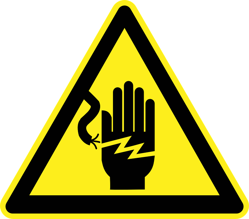 Electricity Wired Wire Cable Hand Electric Shock - Privacy Clipart - Png Download (818x720), Png Download