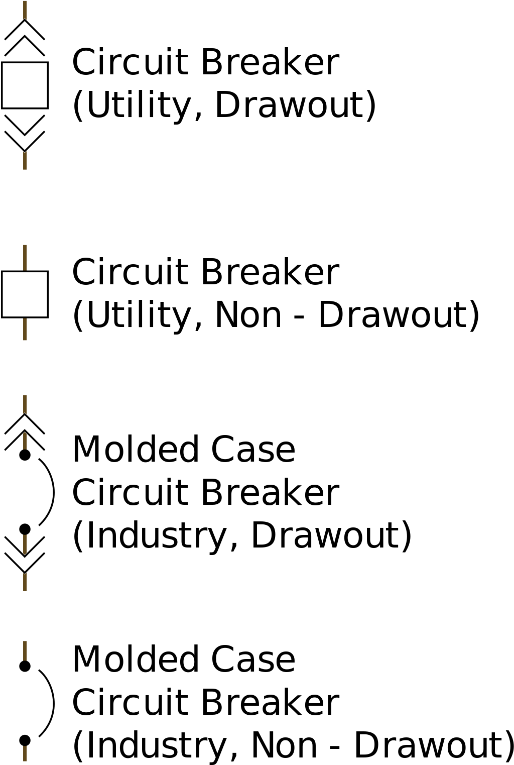 Draw Out Circuit Breaker Symbol Clipart (1200x1775), Png Download