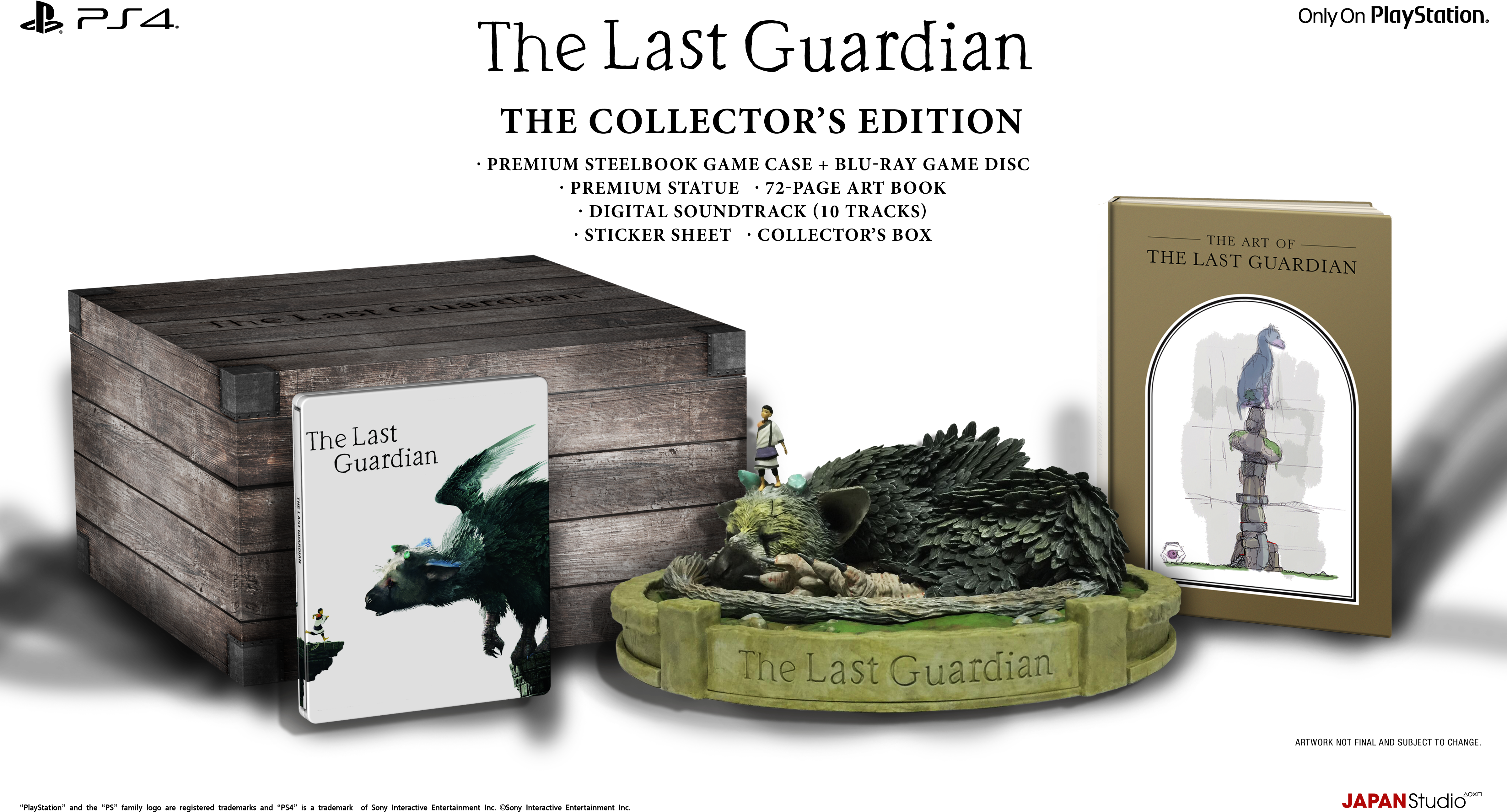 The Last Guardian Collector's Edition Is Beautiful Clipart (4800x2700), Png Download
