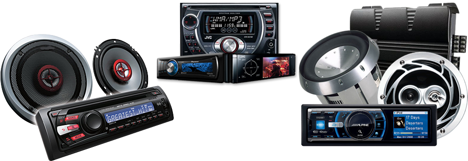 Custom Car Audio/video Installs - Audio & Video Png Clipart (960x350), Png Download