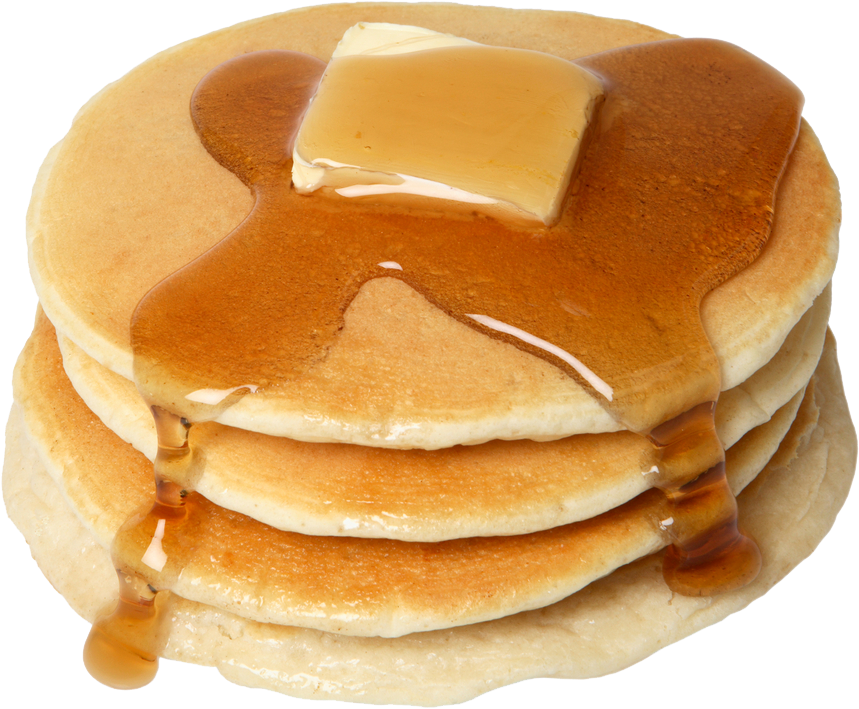 Clipart Transparent Download Pancakes - Pancakes With Syrup And Butter - Png Download (1000x853), Png Download
