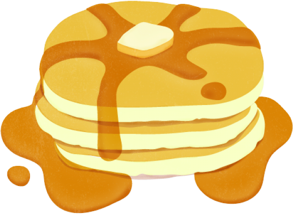 Pancake Clipart Transparent Background - Pancakes Clipart - Png Download (640x480), Png Download