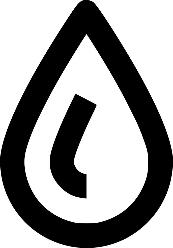 Blood Drop Comments - Calligraphy Clipart (686x980), Png Download