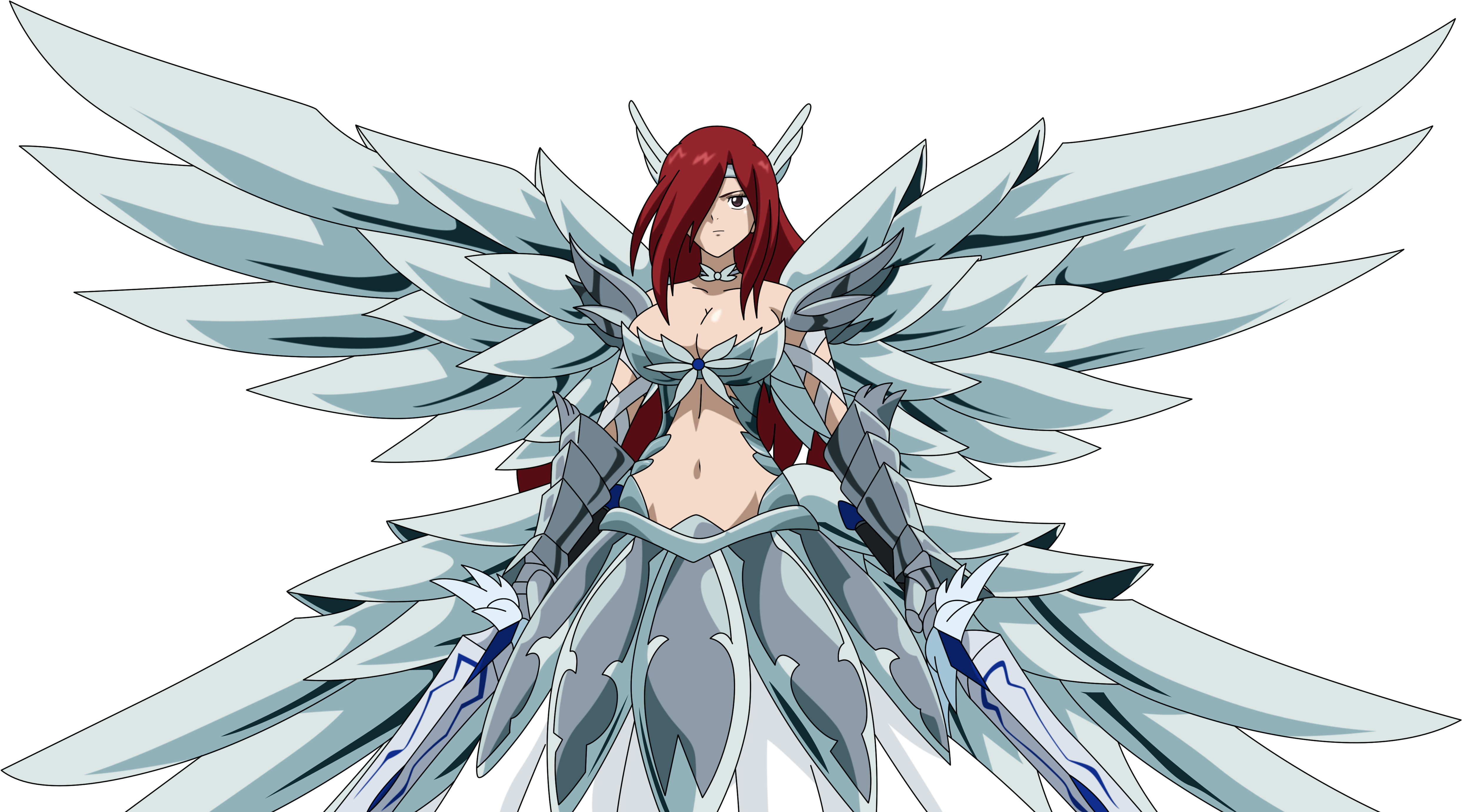 Download Png - De Fairy Tail Erza Clipart (5000x2786), Png Download