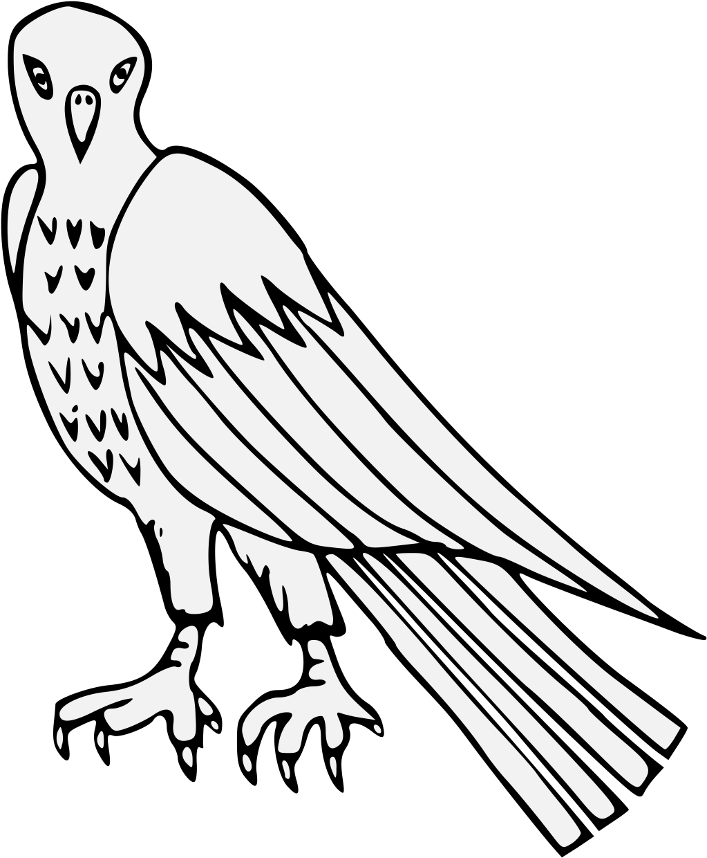 Details, Png - Osprey Clipart (1068x1268), Png Download