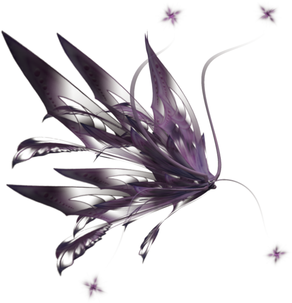 Drawn Wings Fairy - Fairy Wings Side View Png Clipart (1024x639), Png Download