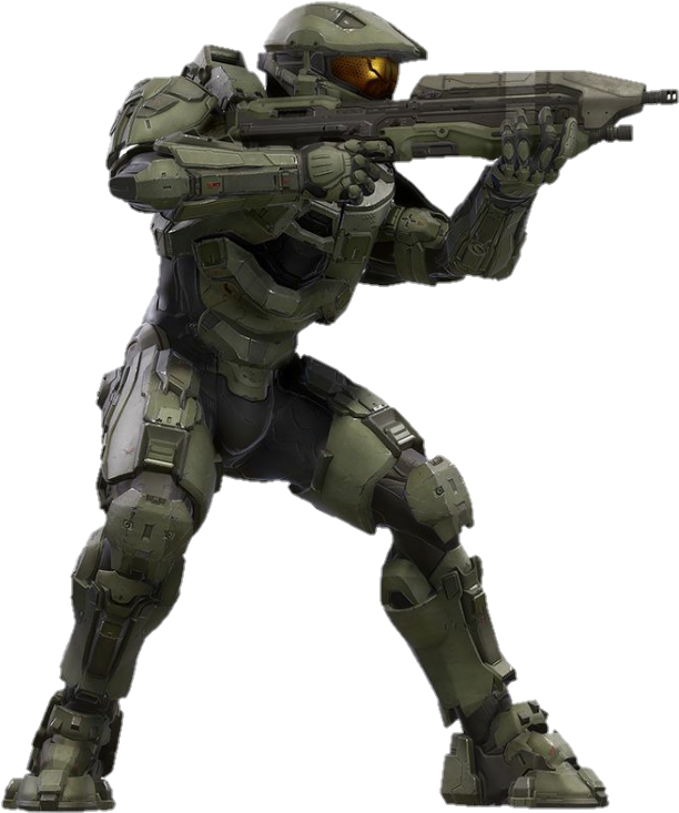 Master Chief Png Photo - Halo 5 Master Chief Render Clipart (686x792), Png Download