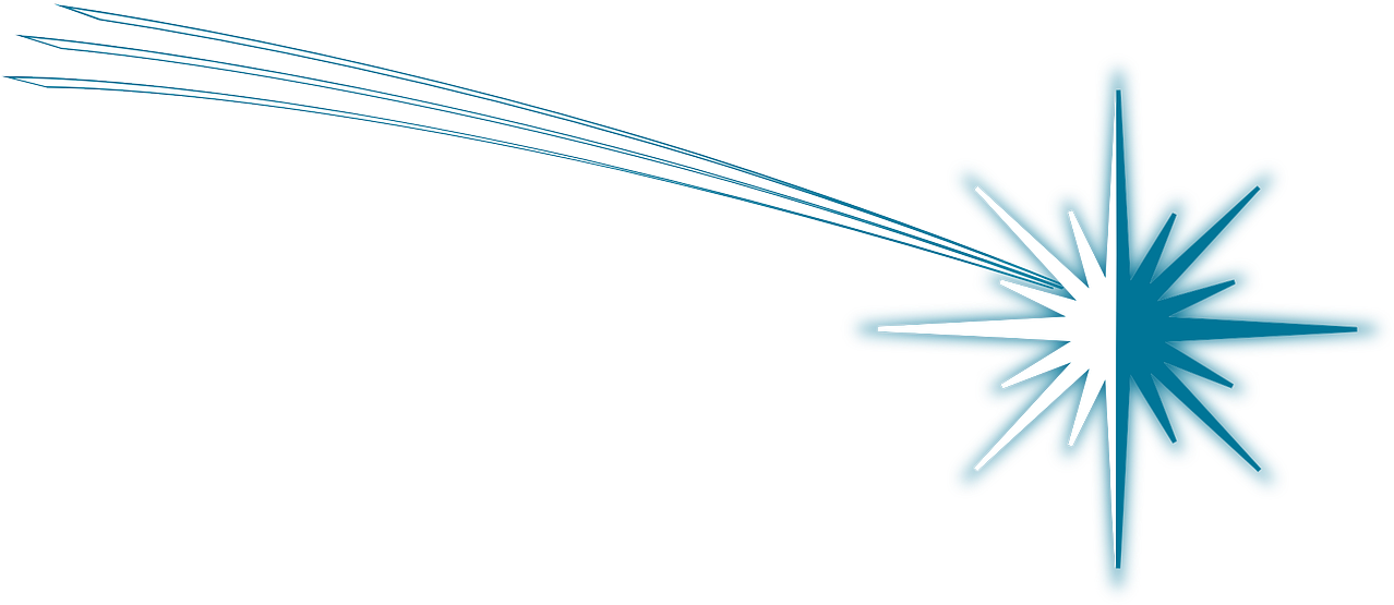 Comet Star Png - Christmas Star Png Hd Clipart (960x480), Png Download