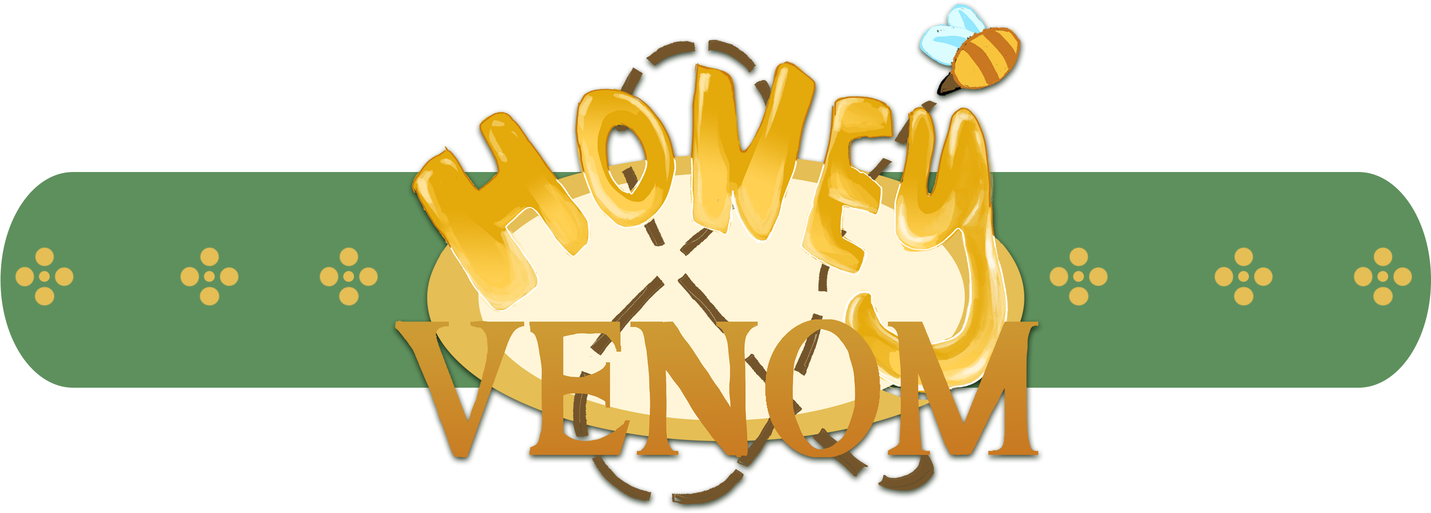 Honey And Venom Is A Lesbian Webcomic Written And Drawn - Calligraphy Clipart (2800x1262), Png Download