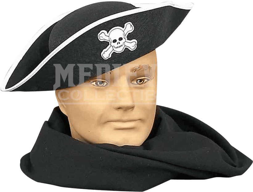 Simple Pirate Hat - Costume Hat Clipart (821x625), Png Download