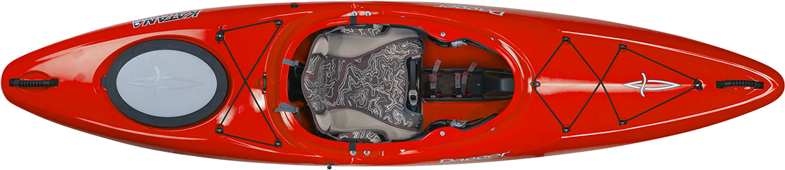 Dagger Katana River Red Kayak - Kayak Clipart (1230x930), Png Download