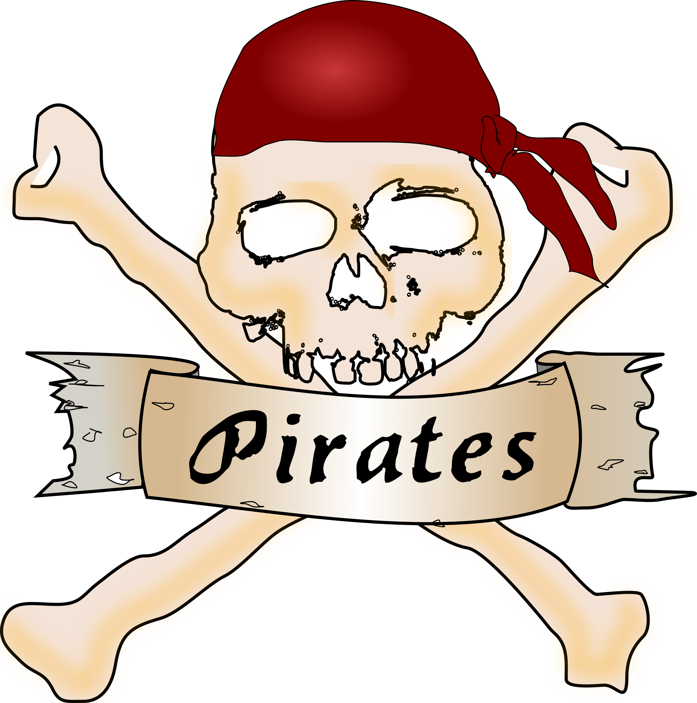 Free Clipart On Dumielauxepices - Free Clip Art Pirates - Png Download (2400x2423), Png Download