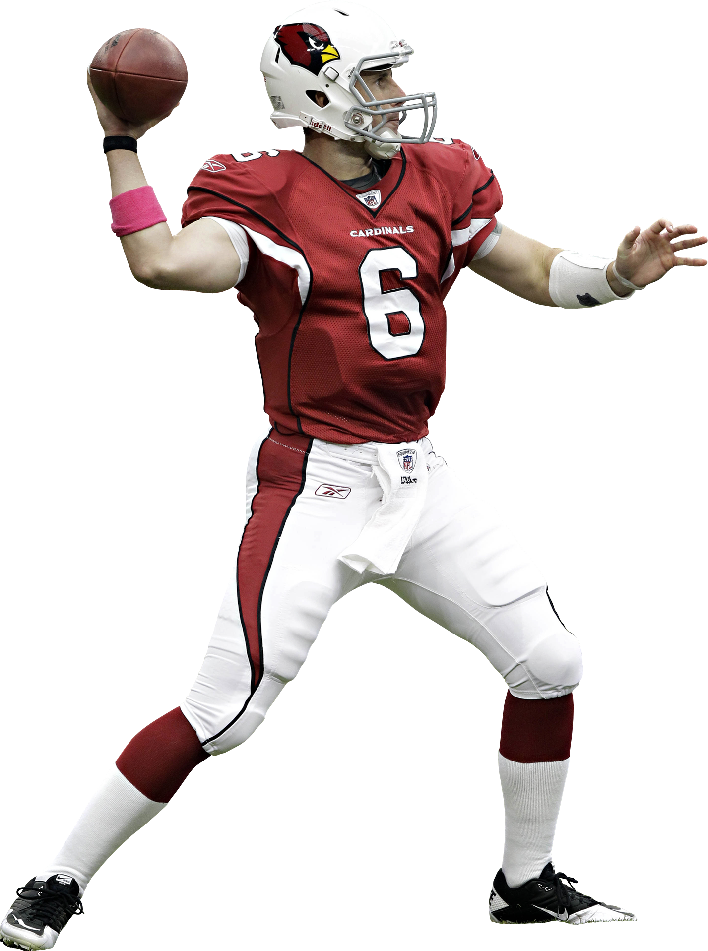 American Football Player Throwing A Ball - Football Player Throwing A Ball Clipart (1427x1917), Png Download
