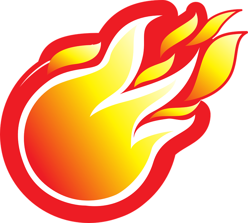 Fireball Clipart Long Fire - Png Download (799x720), Png Download