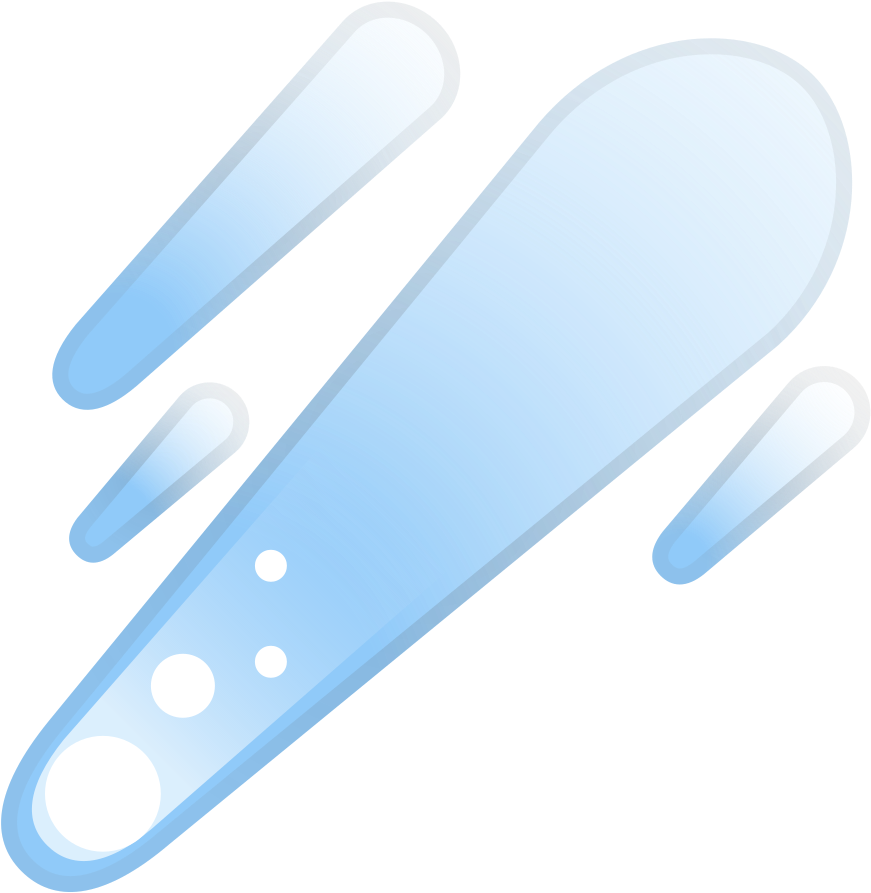 Comet Icon - Cometa Emoji Png Clipart (1024x1024), Png Download