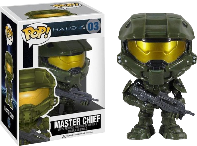 Master Chief Halo Funko - Halo Funko Pop Clipart (781x692), Png Download