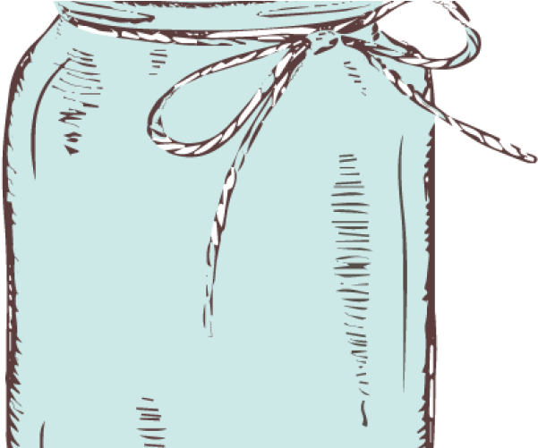 Mason Jar Png Clipart (750x500), Png Download