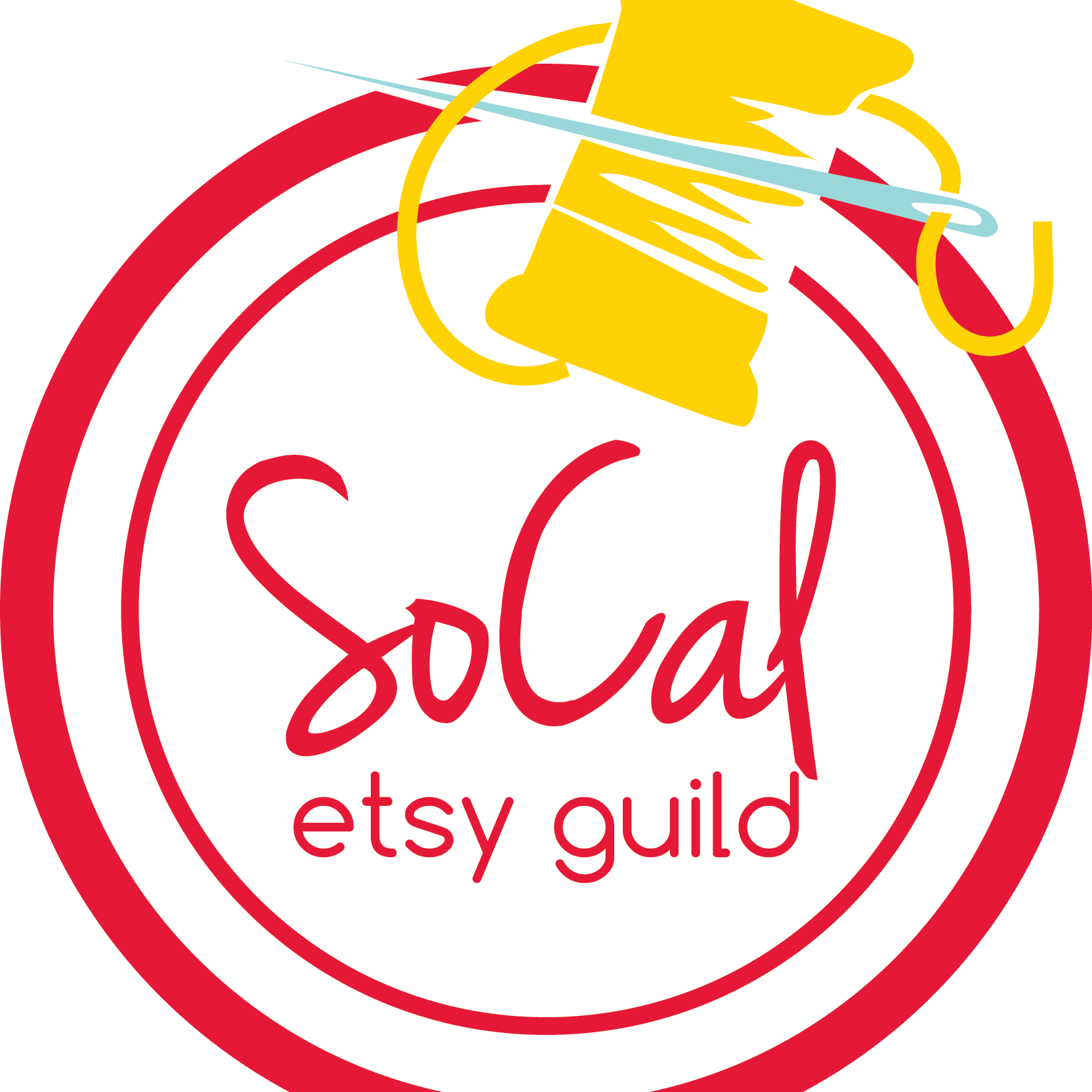 Socal Etsy Guild - Strawberry Shop Clipart (1664x1664), Png Download