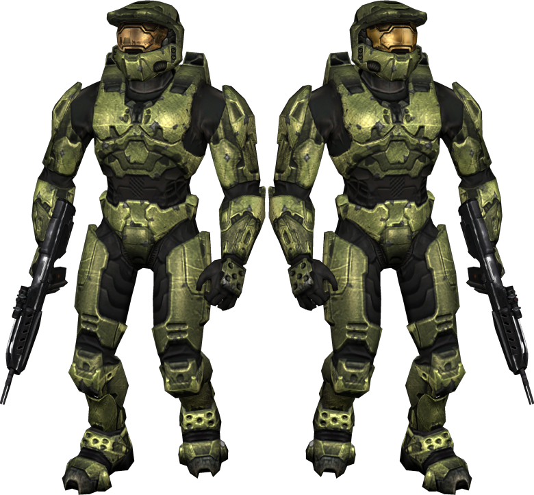 Master Chief Mat Test Thumbnail - Halo 2 Master Chief Png Clipart (780x722), Png Download