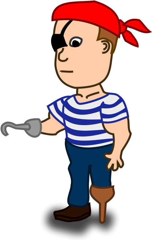 Free Cartoon People Cliparts Download Clip Art - Pirate Clip Art - Png Download (800x800), Png Download