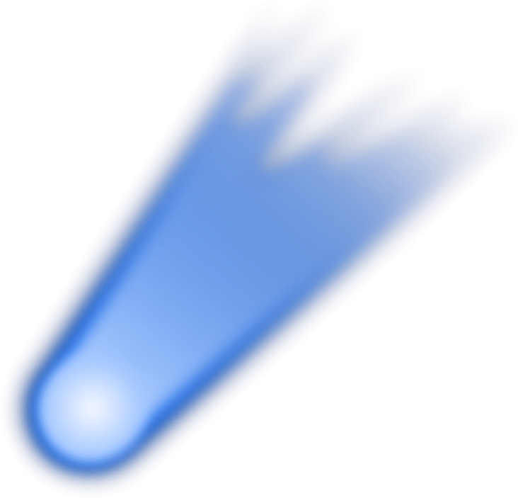 Comet Clipart Curved - Comet Transparent Background - Png Download (800x783), Png Download
