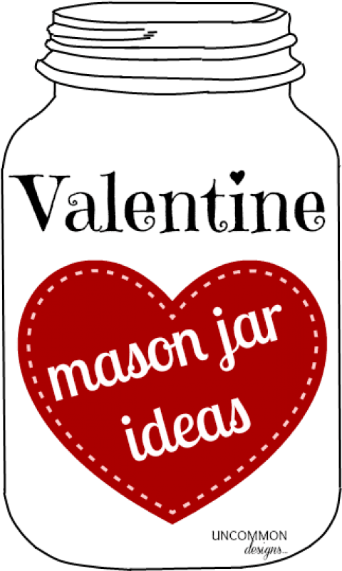Free Png Download Valentines Mason Jar Png Images Background - Valentine Mason Jar Clipart (480x801), Png Download