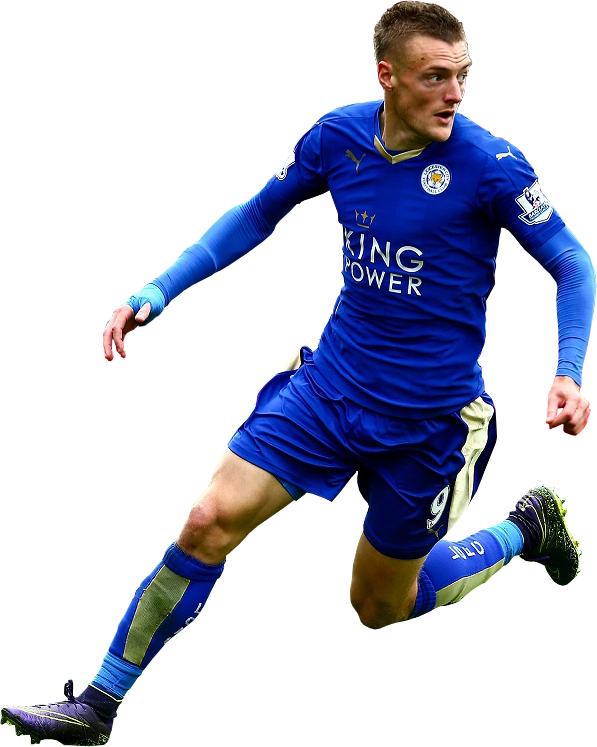 Jamie Vardy White Background Clipart (597x747), Png Download