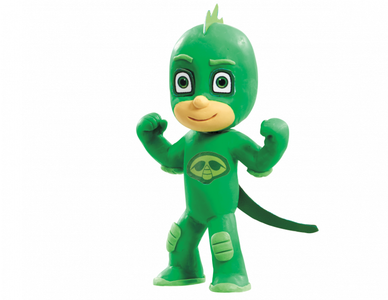 Plasticine Softeez Pj Masks Figures In Cdu - Figurine Clipart (759x588), Png Download