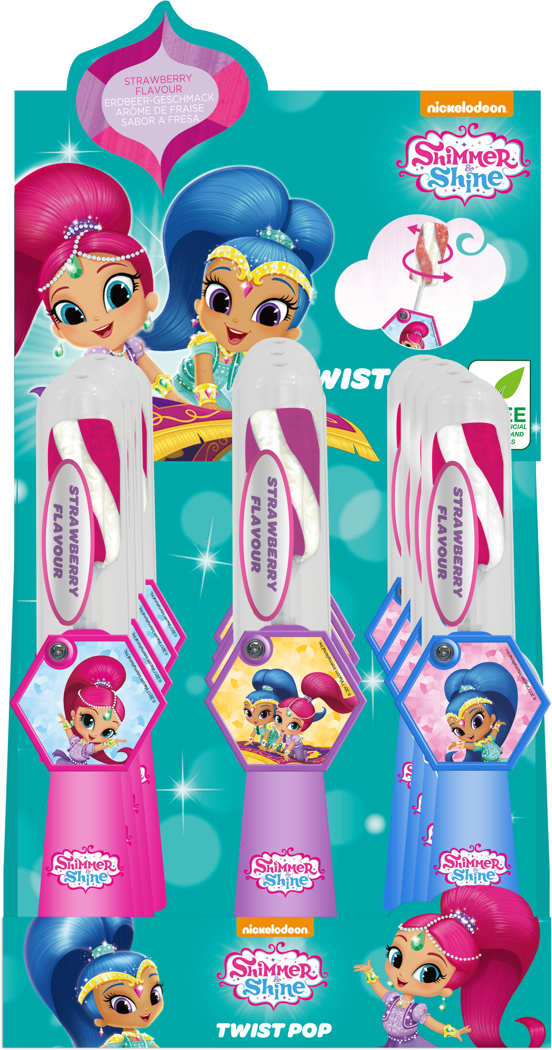 Shimmer And Shine Twist Pop Dp Render Clipart (2333x4751), Png Download